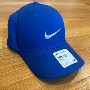 NIKE Hat Cap Blue Dri-Fit Legacy 91 Strap Back Golf Comfort Mens NEW NWT